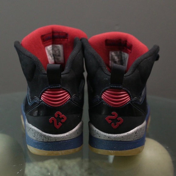 RARE 364806 062 AIR JORDAN SIXTY PLUS black/varsity red-french blue  MEN Size 10 main image 4